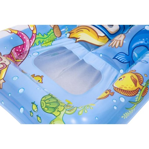 MATERAC PLAŻOWY Z OKIENKIEM PODWODNY ŚWIAT 74x48CM 37591 - NIEBIESKI MATERAC PLAŻOWY Z OKIENKIEM PODWODNY ŚWIAT 74x48CM 37591 - NIEBIESKI