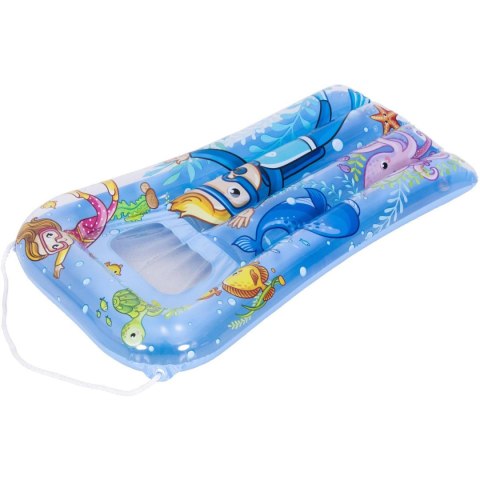 MATERAC PLAŻOWY Z OKIENKIEM PODWODNY ŚWIAT 74x48CM 37591 - NIEBIESKI MATERAC PLAŻOWY Z OKIENKIEM PODWODNY ŚWIAT 74x48CM 37591 - NIEBIESKI