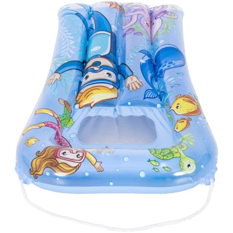 MATERAC PLAŻOWY Z OKIENKIEM PODWODNY ŚWIAT 74x48CM 37591 - NIEBIESKI MATERAC PLAŻOWY Z OKIENKIEM PODWODNY ŚWIAT 74x48CM 37591 - NIEBIESKI