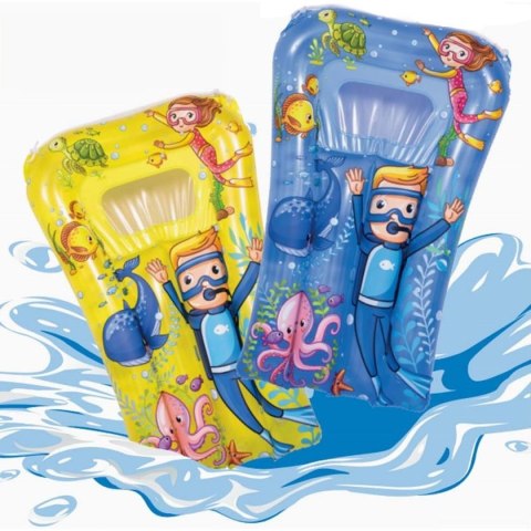 MATERAC PLAŻOWY Z OKIENKIEM PODWODNY ŚWIAT 74x48CM 37591 - NIEBIESKI MATERAC PLAŻOWY Z OKIENKIEM PODWODNY ŚWIAT 74x48CM 37591 - NIEBIESKI
