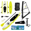 ZESTAW - DESKA SUP 150KG DMUCHANA SURF 305x76x15CM Z ŻAGLEM