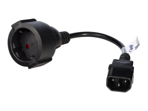 Kabel zasilający AKYGA 1x Zasilanie IEC 60320 C14 0.15m. AK-PC-10A Kabel zasilający AKYGA 1x Zasilanie IEC 60320 C14 0.15m. AK-PC-10A