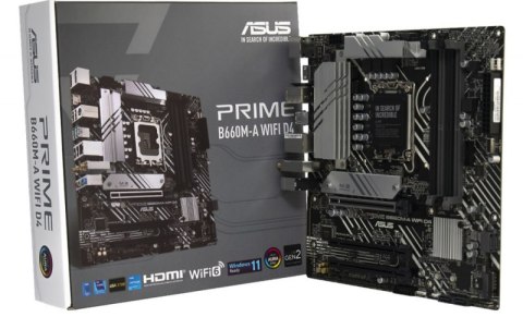 Płyta główna ASUS PRIME B660M-A WIFI D4 (Socket 1700 /micro ATX) Płyta główna ASUS PRIME B660M-A WIFI D4 (Socket 1700 /micro ATX)