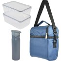 LUNCHBOX TORBA TERMICZNA Z BUTELKĄ REDCLIFFS NIEBIESKI LUNCHBOX TORBA TERMICZNA Z BUTELKĄ REDCLIFFS NIEBIESKI