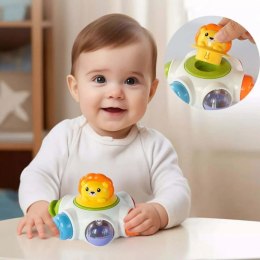 WOOPIE BABY Kosmiczna Rakieta Aktywności - Edukacyjna Kostka Sensoryczna 18m+