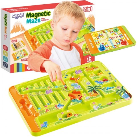 WOOPIE Magnetyczny Labirynt 2w1 Gra Chińczyk WOOPIE Magnetyczny Labirynt 2w1 Gra Chińczyk