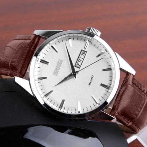 Zegarek Męski Skmei 9073SIWTB + BOX Skmei Zegarek Męski Skmei 9073SIWTB + BOX Skmei