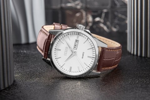 Zegarek Męski Skmei 9073SIWTB + BOX Skmei Zegarek Męski Skmei 9073SIWTB + BOX Skmei