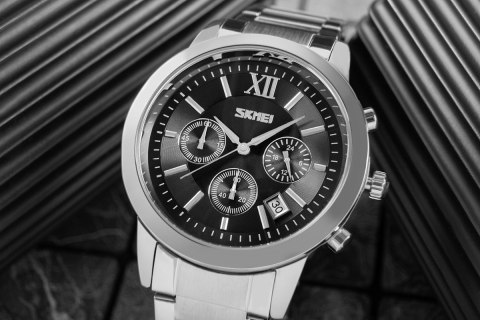 Zegarek Męski Skmei 9097BK + BOX Skmei Zegarek Męski Skmei 9097BK + BOX Skmei