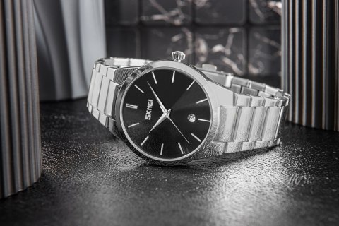 Zegarek Męski Skmei 9140SIBK + BOX Skmei Zegarek Męski Skmei 9140SIBK + BOX Skmei