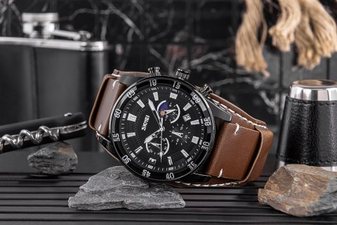 Zegarek Męski Skmei 9249BNBK + BOX Skmei Zegarek Męski Skmei 9249BNBK + BOX Skmei
