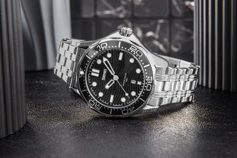 Zegarek Męski Skmei 9276SISIBK + BOX Skmei Zegarek Męski Skmei 9276SISIBK + BOX Skmei