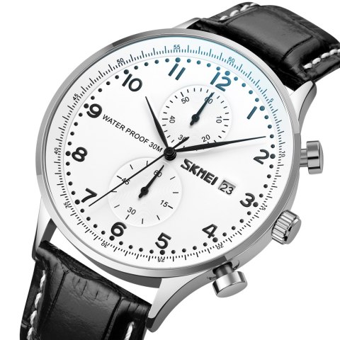 Zegarek Męski Skmei 9301SISIBK + BOX Skmei Zegarek Męski Skmei 9301SISIBK + BOX Skmei