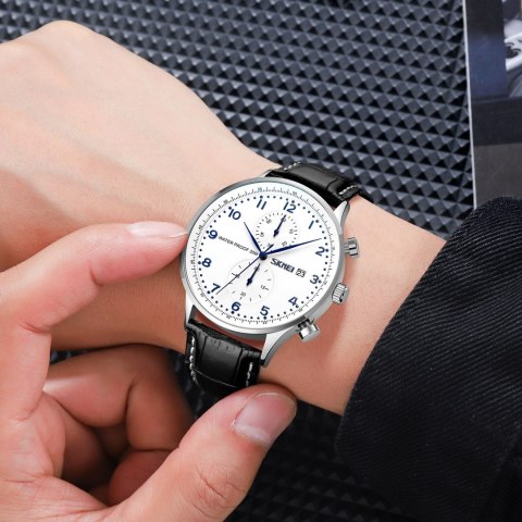 Zegarek Męski Skmei 9301SISIBK + BOX Skmei Zegarek Męski Skmei 9301SISIBK + BOX Skmei