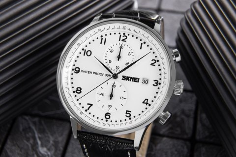 Zegarek Męski Skmei 9301SISIBK + BOX Skmei Zegarek Męski Skmei 9301SISIBK + BOX Skmei
