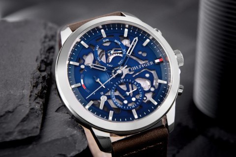 Zegarek Męski Tommy Hilfiger Henry 1710476 + BOX Tommy Hilfiger Zegarek Męski Tommy Hilfiger Henry 1710476 + BOX Tommy Hilfiger