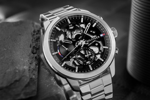 Zegarek Męski Tommy Hilfiger Henry 1710477 + BOX Tommy Hilfiger Zegarek Męski Tommy Hilfiger Henry 1710477 + BOX Tommy Hilfiger