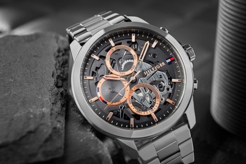 Zegarek Męski Tommy Hilfiger Henry 1710479 + BOX Tommy Hilfiger Zegarek Męski Tommy Hilfiger Henry 1710479 + BOX Tommy Hilfiger