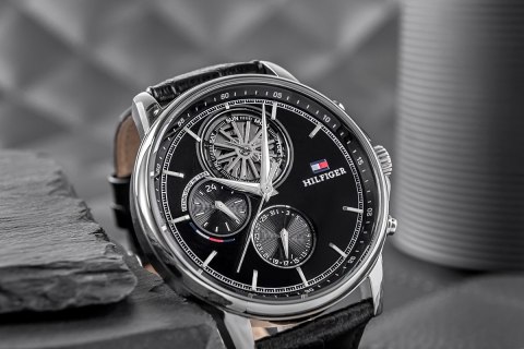 Zegarek Męski Tommy Hilfiger Steward 1710605 + BOX Tommy Hilfiger Zegarek Męski Tommy Hilfiger Steward 1710605 + BOX Tommy Hilfiger