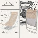 LEŻAK SKŁADANY PLAŻOWY Z ZAGŁÓWKIEM POMARAŃCZOWY LEŻAK SKŁADANY PLAŻOWY Z ZAGŁÓWKIEM POMARAŃCZOWY