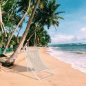 LEŻAK SKŁADANY PLAŻOWY Z ZAGŁÓWKIEM POMARAŃCZOWY LEŻAK SKŁADANY PLAŻOWY Z ZAGŁÓWKIEM POMARAŃCZOWY