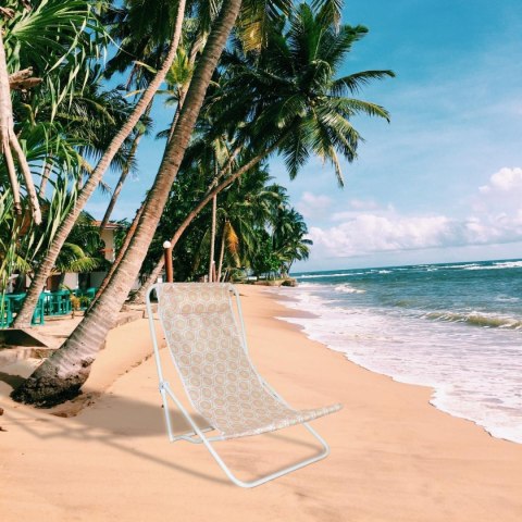 LEŻAK SKŁADANY PLAŻOWY Z ZAGŁÓWKIEM POMARAŃCZOWY LEŻAK SKŁADANY PLAŻOWY Z ZAGŁÓWKIEM POMARAŃCZOWY