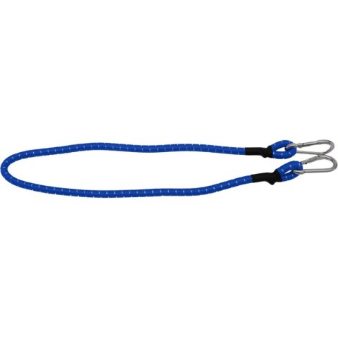 TAŚMA GUMA DO MOCOWANIA BAGAŻU KARABIŃCZYK 80cm 1szt XQMAX NIEBIESKI TAŚMA GUMA DO MOCOWANIA BAGAŻU KARABIŃCZYK 80cm 1szt XQMAX NIEBIESKI