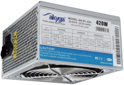 Zasilacz PC AKYGA 420W AK-B1-420 Zasilacz PC AKYGA 420W AK-B1-420