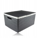 Koszyk z pokr. RATTAN 41X34X20 Koszyk z pokr. RATTAN 41X34X20