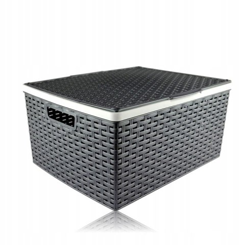 Koszyk z pokr. RATTAN 41X34X20 Koszyk z pokr. RATTAN 41X34X20