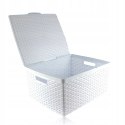 Koszyk z pokr. RATTAN 41X34X20 Koszyk z pokr. RATTAN 41X34X20