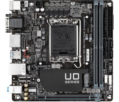 Płyta główna GIGABYTE H610I DDR4 (Socket 1700 /mini ITX) Płyta główna GIGABYTE H610I DDR4 (Socket 1700 /mini ITX)