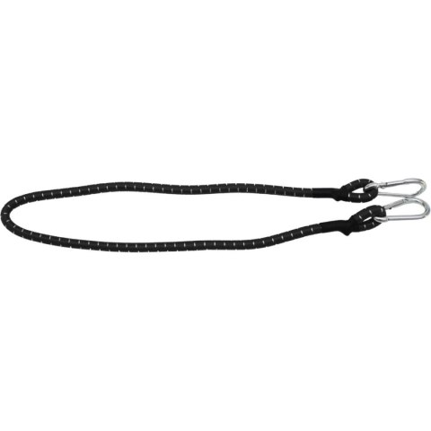 TAŚMA GUMA DO MOCOWANIA BAGAŻU KARABIŃCZYK 80cm 1szt XQMAX CZARNY TAŚMA GUMA DO MOCOWANIA BAGAŻU KARABIŃCZYK 80cm 1szt XQMAX CZARNY