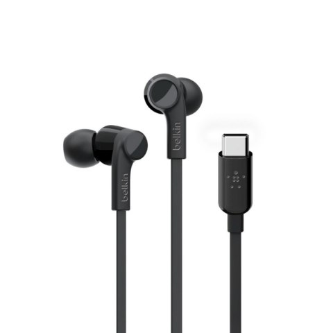 Słuchawki z mikrofonem Douszne Wbudowany BELKIN Rockstar USB-C Czarny (1.12m /Złącze USB typu C wtyk/Czarny) Słuchawki z mikrofonem Douszne Wbudowany BELKIN Rockstar USB-C Czarny (1.12m /Złącze USB typu C wtyk/Czarny)