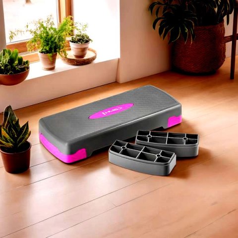 AS003 GRAY/PINK STEP DO AEROBIKU HMS AS003 GRAY/PINK STEP DO AEROBIKU HMS