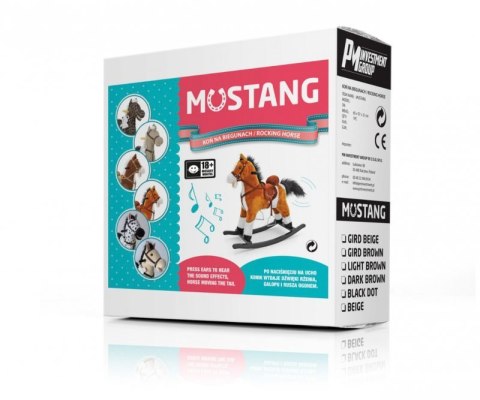 Koń Mustang ciemny brąz Koń Mustang ciemny brąz