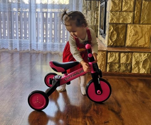 Rowerek 3w1 Optimus Pink Rowerek 3w1 Optimus Pink
