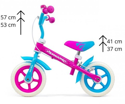 Rowerek biegowy Dragon z hamulcem Candy Rowerek biegowy Dragon z hamulcem Candy