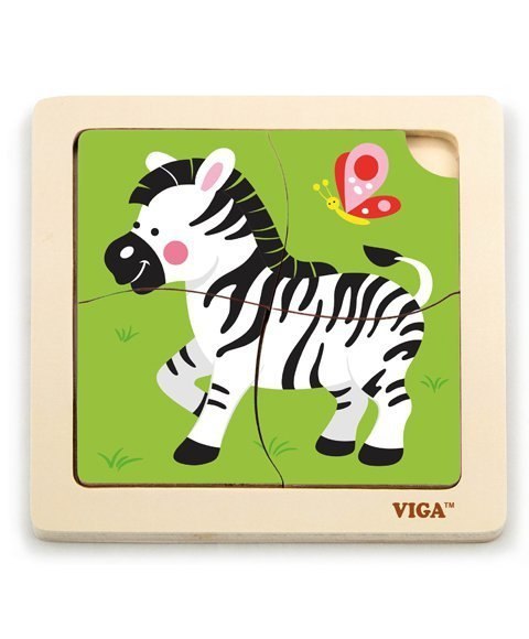 Viga 51317 Puzzle na podkładce-zebra Viga 51317 Puzzle na podkładce-zebra