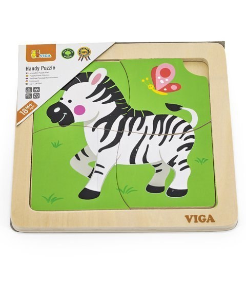 Viga 51317 Puzzle na podkładce-zebra Viga 51317 Puzzle na podkładce-zebra