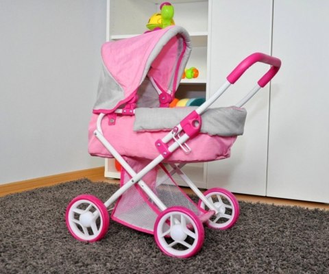 Wózek dla lalek Alice Prestige Pink Wózek dla lalek Alice Prestige Pink