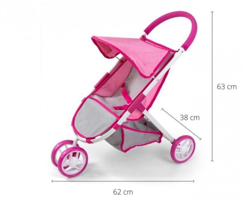Wózek dla lalek Susie Prestige Pink Wózek dla lalek Susie Prestige Pink
