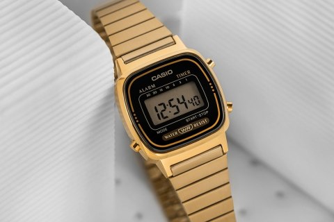 Zegarek Damski CASIO LA670WGA-1DF + BOX CASIO Zegarek Damski CASIO LA670WGA-1DF + BOX CASIO