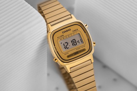 Zegarek Damski CASIO LA670WGA-9DF + BOX CASIO Zegarek Damski CASIO LA670WGA-9DF + BOX CASIO