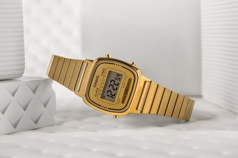 Zegarek Damski CASIO LA670WGA-9DF + BOX CASIO Zegarek Damski CASIO LA670WGA-9DF + BOX CASIO