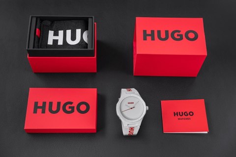 Zegarek Męski Hugo Lit For Him White 1530345 + BOX Hugo Boss Zegarek Męski Hugo Lit For Him White 1530345 + BOX Hugo Boss