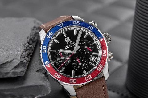 Zegarek Męski Tommy Hilfiger TH85 Chronograph 1792166 + BOX Tommy Hilfiger Zegarek Męski Tommy Hilfiger TH85 Chronograph 1792166 + BOX Tommy Hilfiger