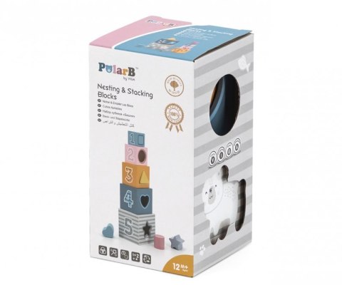 Viga 44016 PolarB piramidka edukacyjna z sorterem Viga 44016 PolarB piramidka edukacyjna z sorterem