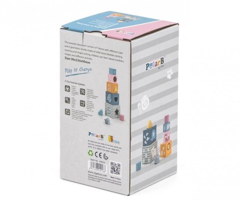 Viga 44016 PolarB piramidka edukacyjna z sorterem Viga 44016 PolarB piramidka edukacyjna z sorterem