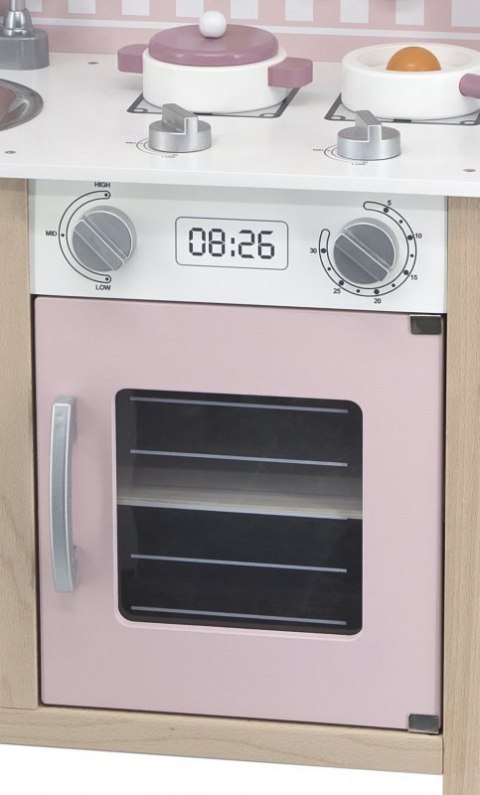 Viga 44046 PolarB Kuchnia z akcesoriami silver-pink Viga 44046 PolarB Kuchnia z akcesoriami silver-pink